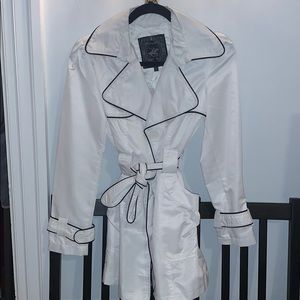 LAST CHANCE Long White fashionable jacket - donated 2/28